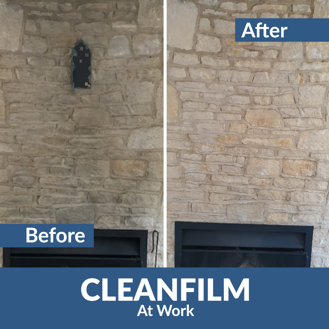 Stonehealth's tweet photo. 🤩 CLEANFILM AT WORK
-
NDR Services producing some great results with our Cleanfilm product, cleaning and removing years of built-up dirt, ash and burn staining from this stone chimney.
-
https://t.co/fEK1PlVgyE
-
-
-
-
#cleanfilm #stonecleaning #resultsspeak https://t.co/MerKb3Q9Qu