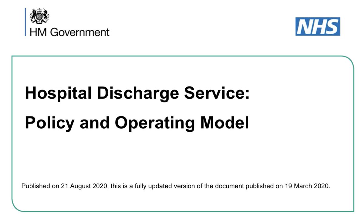 5/11 - <a href="/Gloshosptherapy/">Gloucestershire Hospitals Therapy Service</a> developed the Trust D/C plans and action cards to implementate the national COVID patient flow and discharge guidelines. Including the introduction of a D2A home settling in up to 48hrs service to enable earlier discharges with less need for onward care.