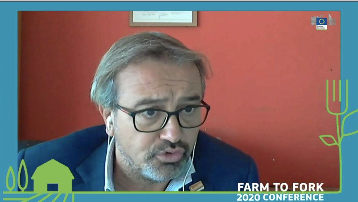 OrganicsEurope's tweet photo. "The ag. model needs to change. #Organic is not too expensive, conventional is too cheap! Low prices mean we're moving costs somewhere else. #OrganicFarmers do not only produce food, they also protect #biodiversity, w/at least 10% #Space4Nature, & landscape" #AmicoBio #F2F2020 https://t.co/bdsnboRF0x
