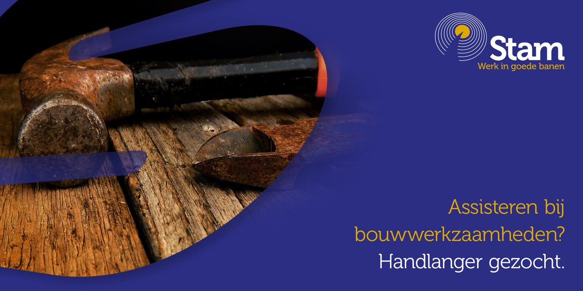 Stambv's tweet image. Voor een #bedrijf in #Dokkum zijn wij op zoek naar een #handlanger #bouw. Op stambv.com/vacatures vindt u meer informatie over deze #vacature.