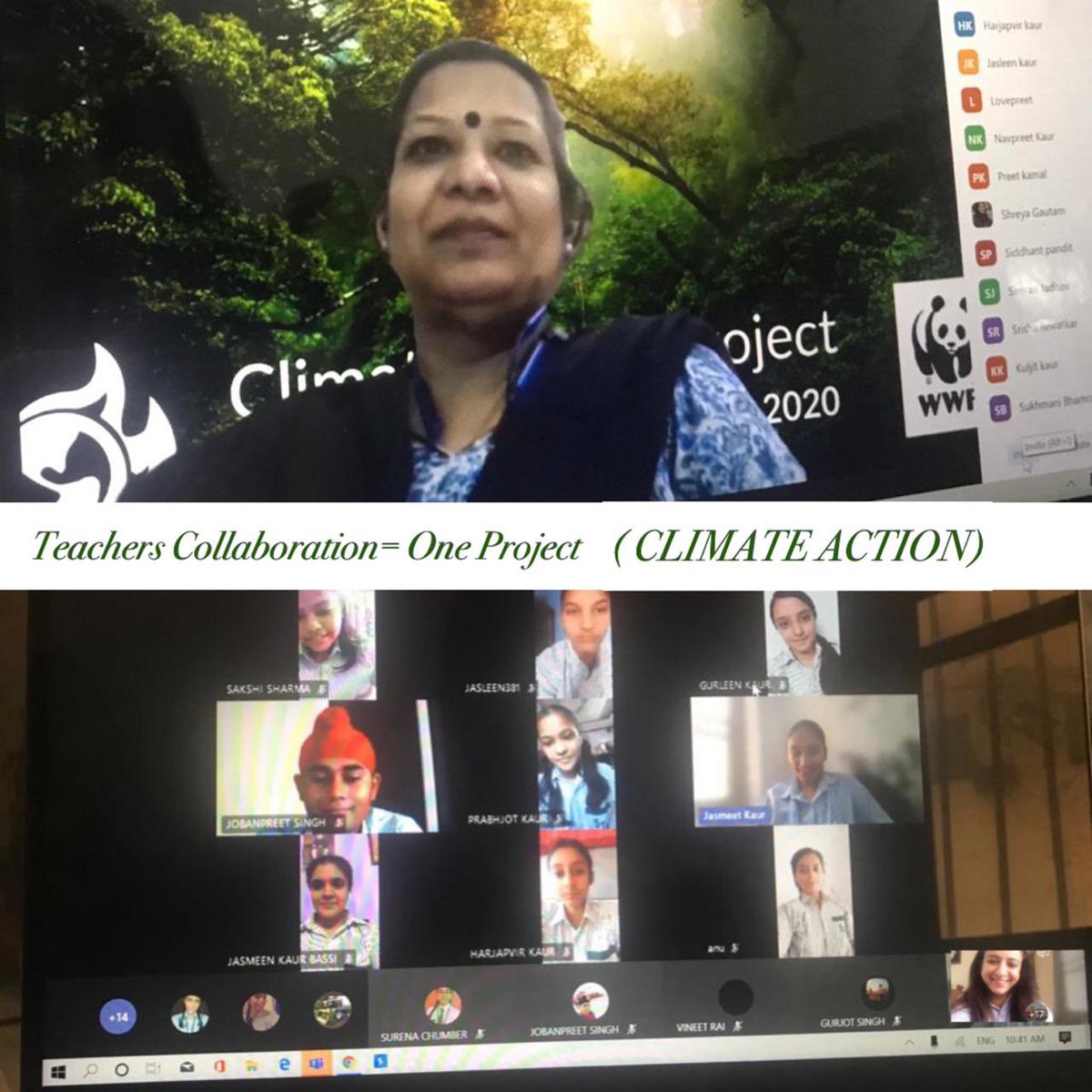 JasmeetReehal's tweet photo. CLIMATE ACTION PROJECT 🌏
Teachers collaboration = Action project
#interdisciplinaryproject
#letsunitetogether
#guidance @KhullarY
#ClimateChange #ClimateAction #Interaction @STSWSRAJGOMAL @Prabhjo60556013 https://t.co/OeqnA6Zb4V