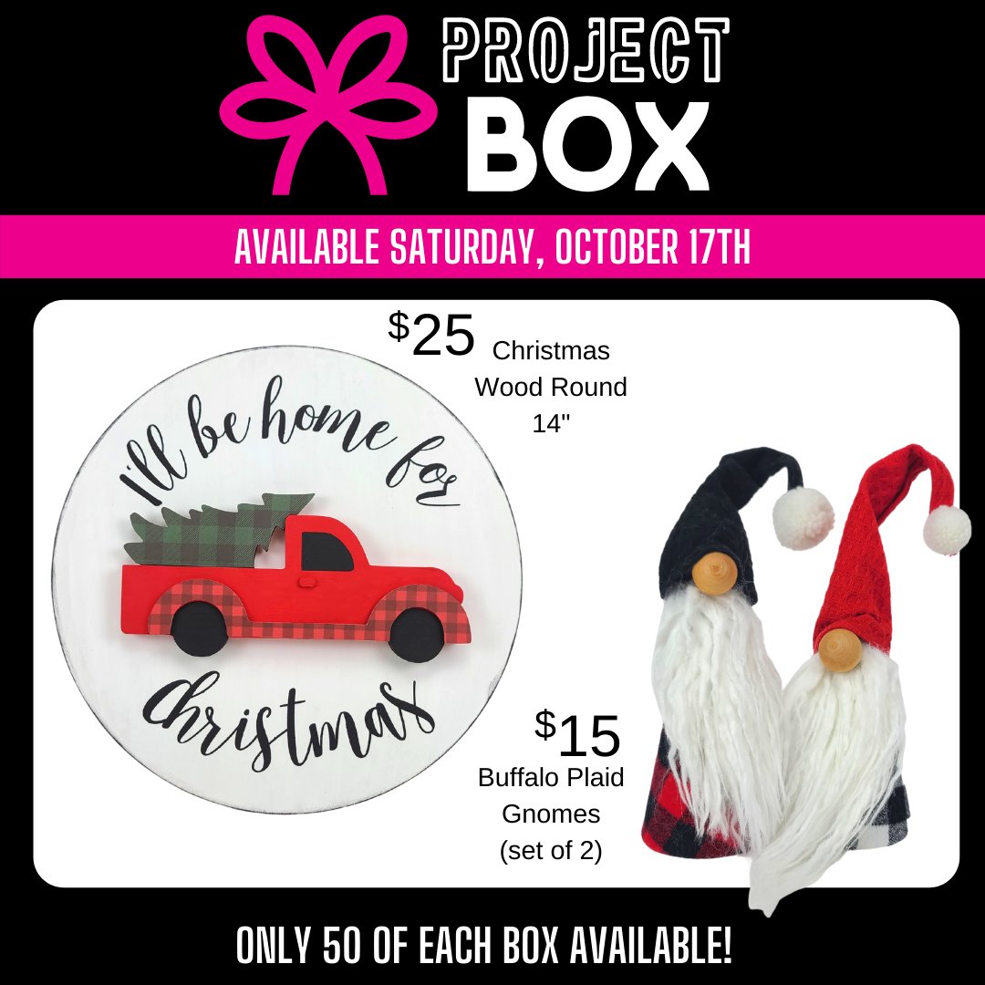 TOMORROW morning these 2 awesome Project Boxes will be waiting for you! Find out more info on our Project Boxes here: ow.ly/XcQn50BSpok