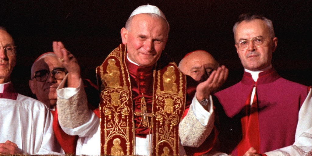 marked gennemsnit insulator U.S. in Holy See on Twitter: "#OTD in 1978, Cardinal Karol Wojtyla was  elected Pope, taking the name of John Paul II. He was the first non-Italian  head of the Catholic Church