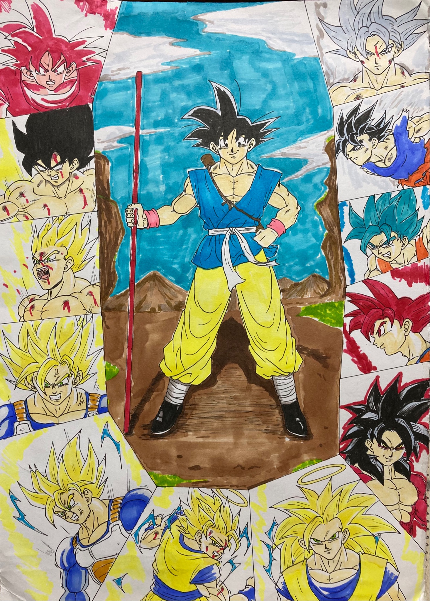 تويتر ナカハル 自称絵描き على تويتر イラスト ドラゴンボール イラスト天下一武道会 T Co Fzpsmaf3f4