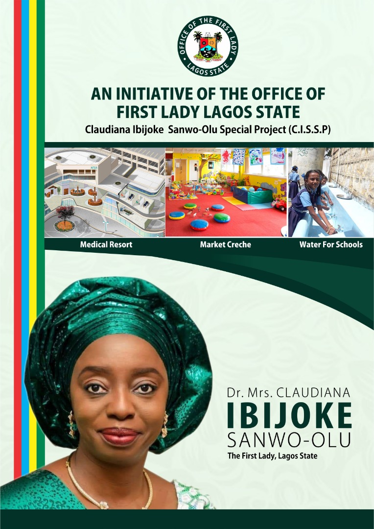 LAGEAC's tweet photo. Lagos Economic Advisory Committee Secretariat Staff Commend the effort of Our Amiable and lovely First Lady of Lagos State, Dr. (Mrs) Claudiana Ibijoke SanwoOlu for Her passionate projects Concerning the Market Crèche, Water for all Public Schools.
@jidesanwoolu
@JokeSanwoolu https://t.co/RYqZz25u95