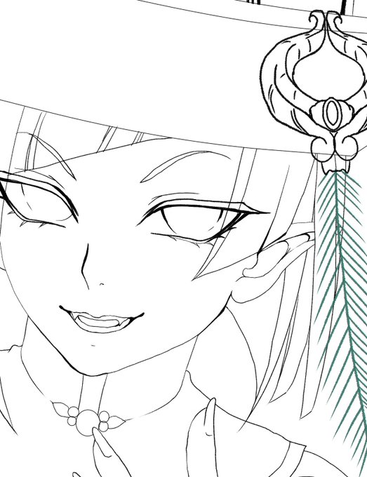 今日の線画 