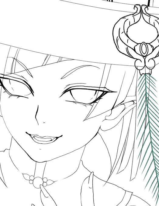 今日の線画 