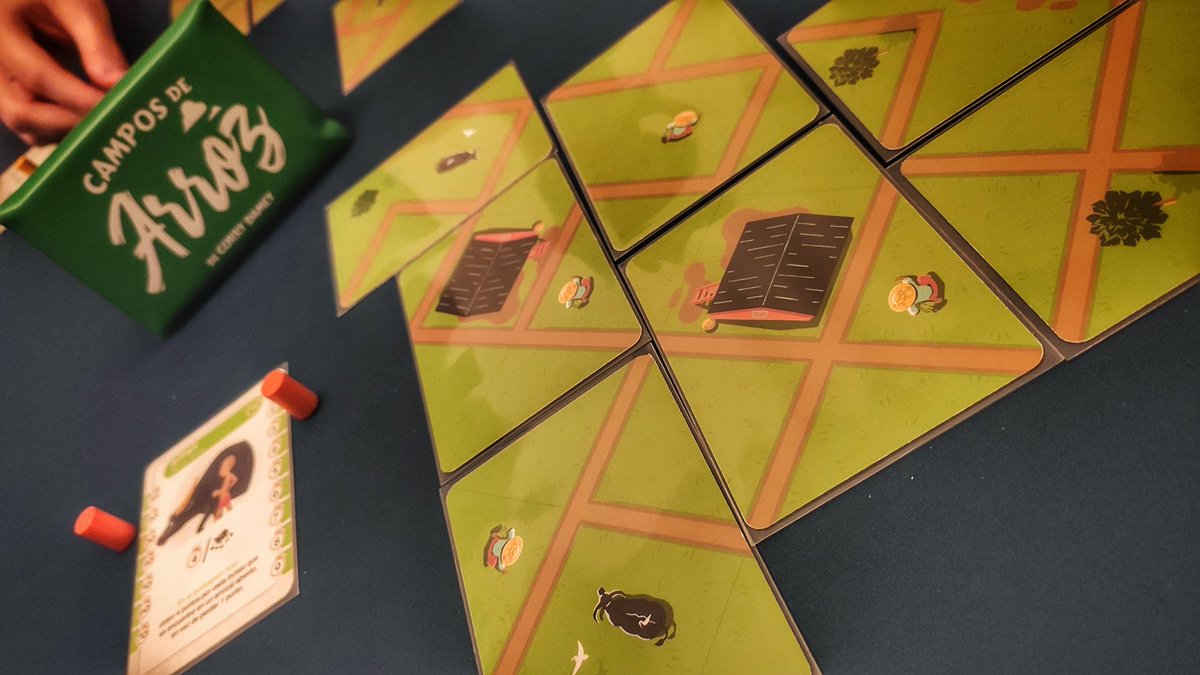 cadizestocolmo's tweet photo. Won #SeasonsofRice on 2020-10-15 with 2 players, winning score: 46 #bgstats
La semana pasada #TussieMussie y esta Campos de Arroz. De los 2 me quedaría con este segundo. Un juego para encadenar partidas. Queda probar la expansión, aunque me parece que complica en exceso el juego https://t.co/BK2uhoe1p6