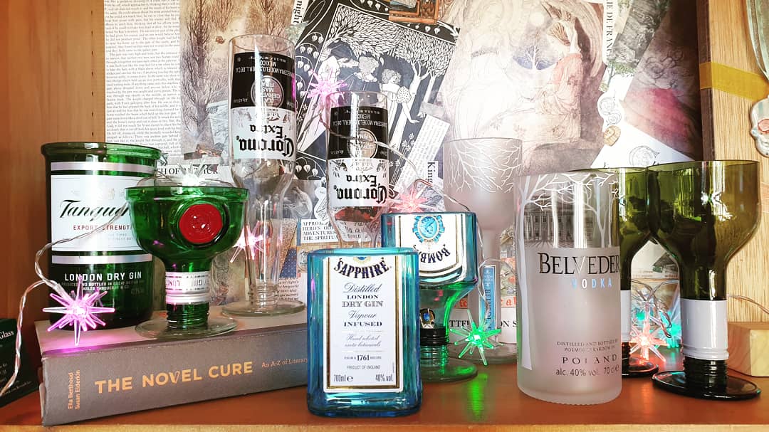 Cool and quirky glassware by Rewind glass. Great for presents or for snazzing up your drinks cabinet