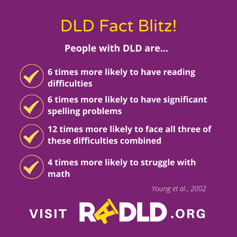 Developmental Language Disorder is about LANGUAGE, but the language impacts on reading, writing and maths too. Many students struggling in our classroom have unidentified #DevLangDis. #DLDseeMe