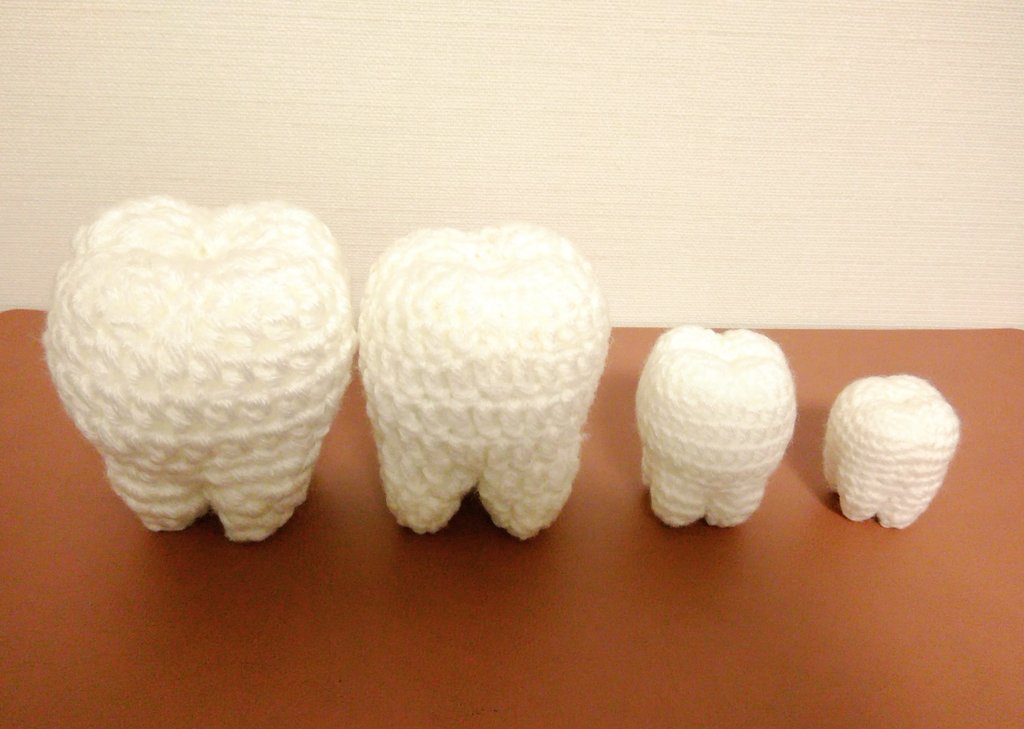 た*や様 歯くんの編みぐるみ◎ た*や様 歯くんの編みぐるみ◎