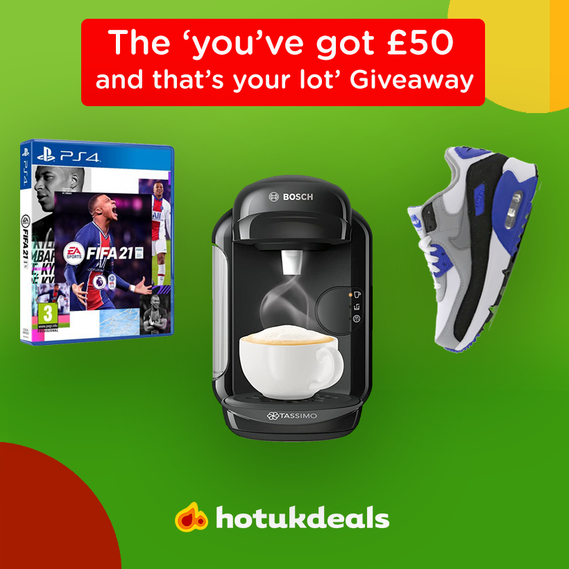 We're giving you the chance to buy ANYTHING you want to the amount of £50 - it's your choice, we don't judge 👀

All we ask is that you...

🔁 re-tweet this rather marvellous giveaway
❤️ Like this tweet because it makes us feel warm
💬 Comment below with what you'd buy