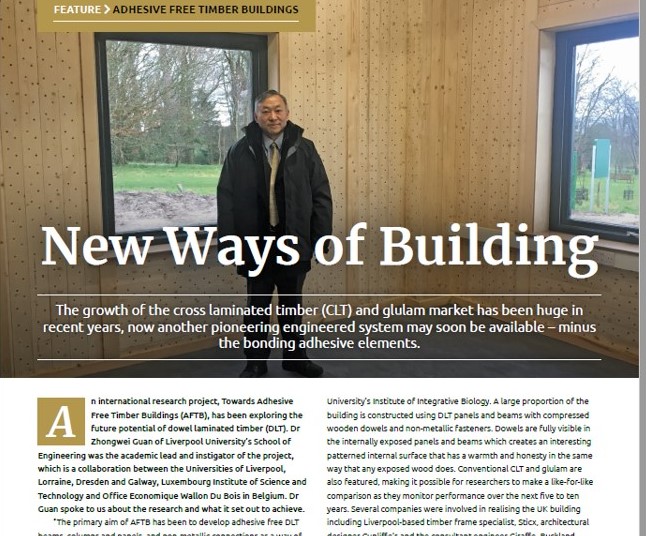 Our adhesive-free 100% timber building at <a href="/nessGardens/">Arthur Kilpin</a> features in the latest issue of Timber Construction magazine (p.16) >>>>bit.ly/2T63zGJ
<a href="/AFTBuildings/">Adhesive-Free Timber Buildings</a> <a href="/LivUniISMIB/">Inst of Systems, Molecular & Integrative Biology</a>