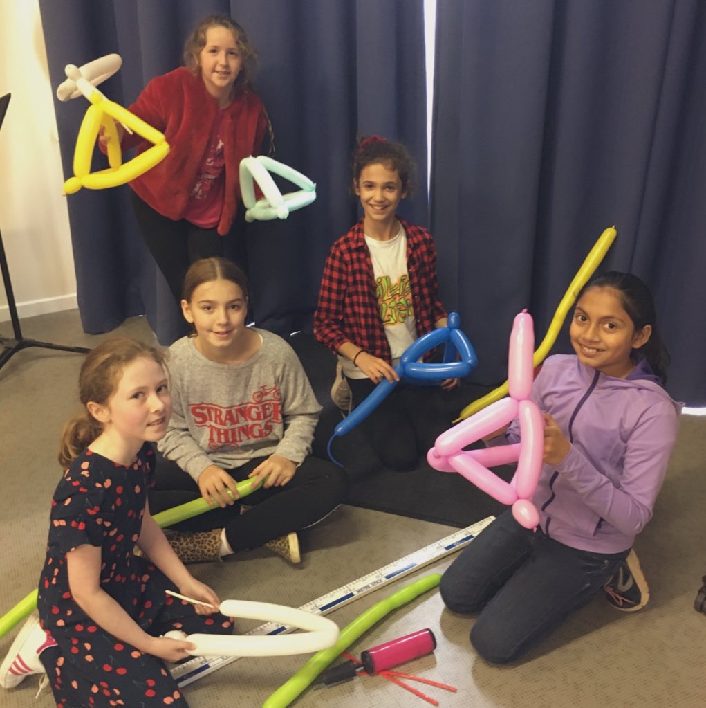 Mr_Cooper123's tweet image. Year 6 have had a fantastic morning building their tetrahedrons, albeit a day later than the @GDST #mathsconference 🎈This afternoon we’ll try and piece them together to make one huge one as part of our project on Sierpinski’s triangle. Watch this space! #beextraordinary