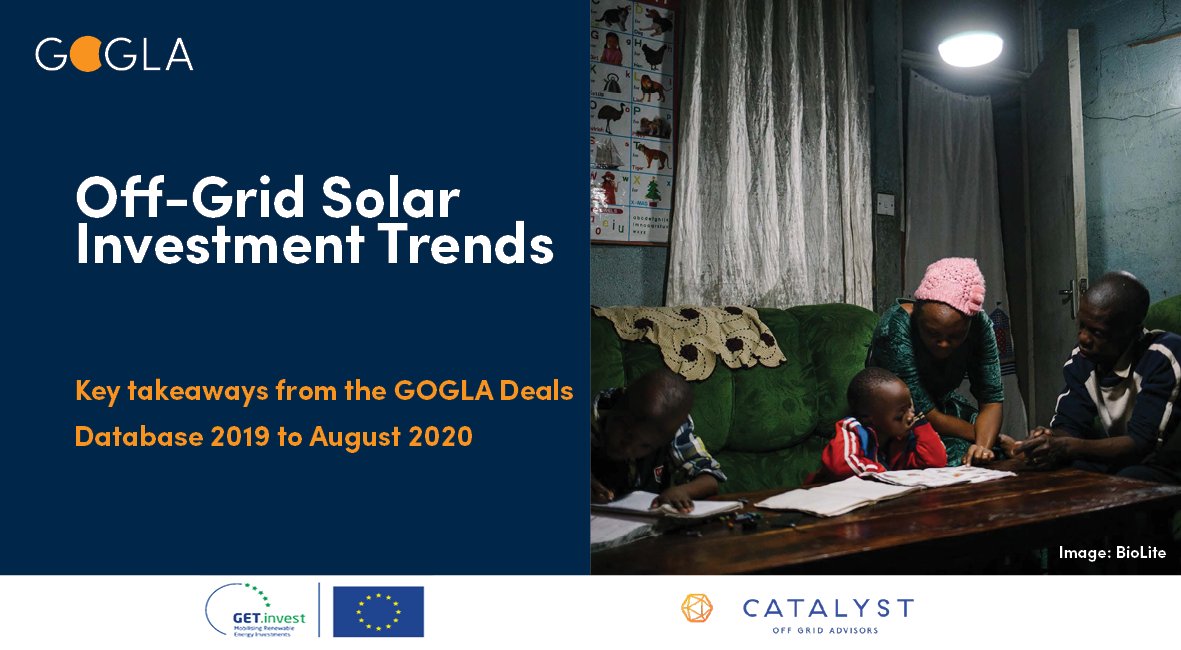 GOGLAssociation's tweet photo. NEW DATA: The #offgridsolar sector has shown #resilience against #COVID19 with nearly $200 million invested by Sept 2020. But for off-grid solar to #powerrecovery and, scale #energyaccess, more - and more diverse - capital is needed. Get the latest: https://t.co/lft27BjV7K https://t.co/Dl7yMXM8Q2