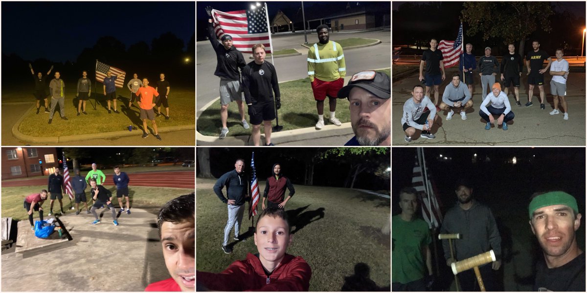F3Memphis's tweet photo. 35 total PAX were workin’ for the weekend

8 (1 FNG: Cantore) @ 8-Track
? @ Annex; Turd declined to submit a proper pic/count
7 @ Barracks inc Fort Mill's Harry Caray
10 @ Levee
4 @ Morg
3 @ Neverland
3 @ Six Wicket

26/35 for #PLC = 82% #F3tention

#F3counts #2ndFcountstoo https://t.co/Xqgw6W3CT2