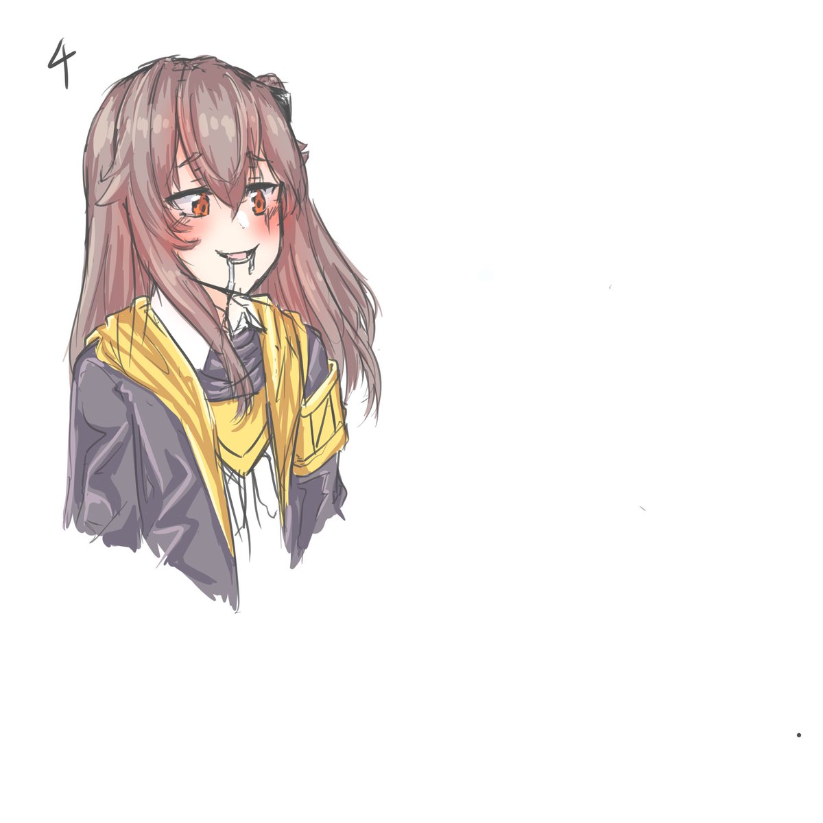 ump45で表情練習
#ump45 
#ドルフロ
#ドルフロ絵師と繋がりたい
#少女前線
#表情練習 