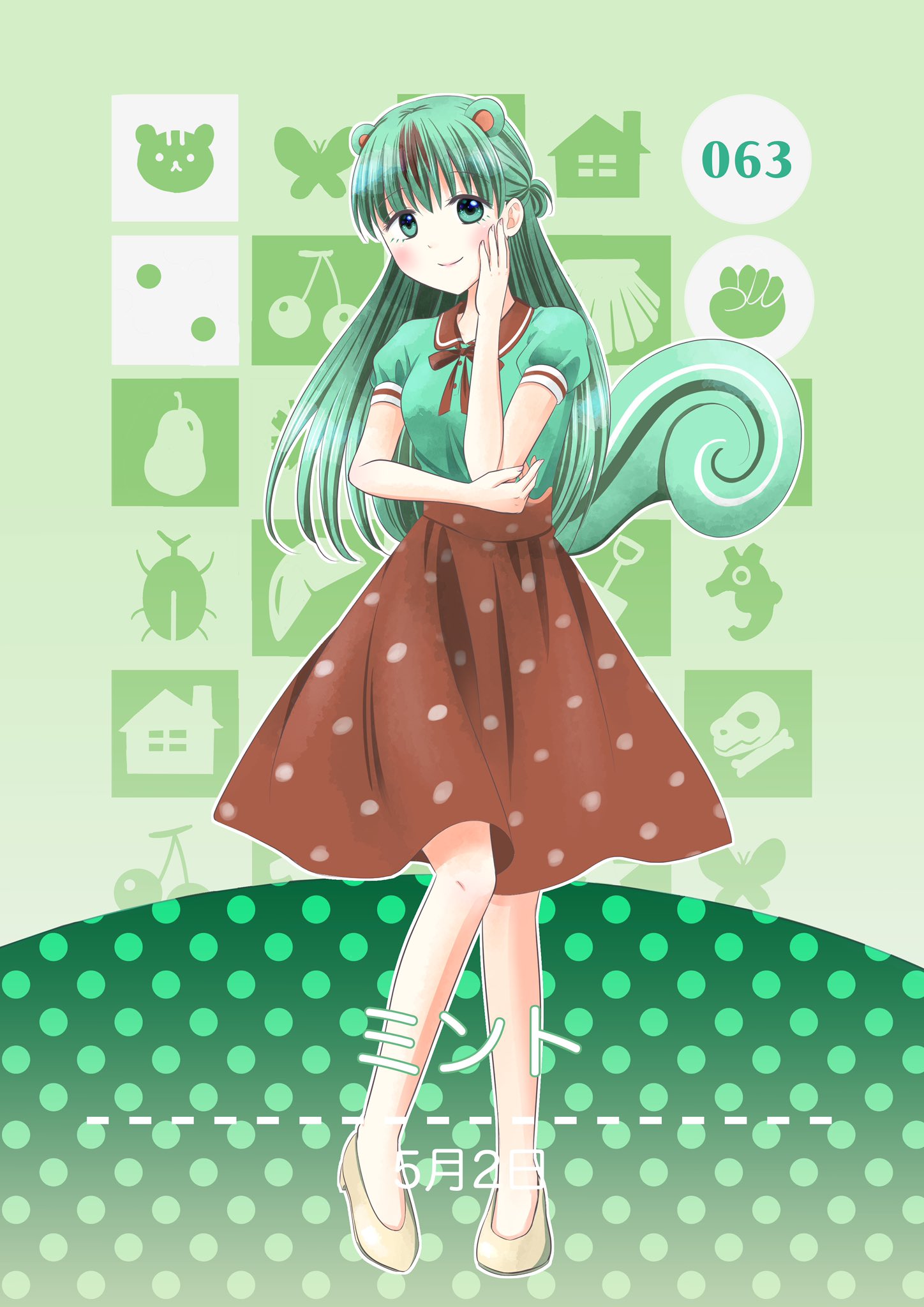 Twitter 上的 Midori あつ森住民擬人化計画第4弾 ミントちゃん あつ森 どうぶつの森 擬人化 T Co 3hklxal9az Twitter