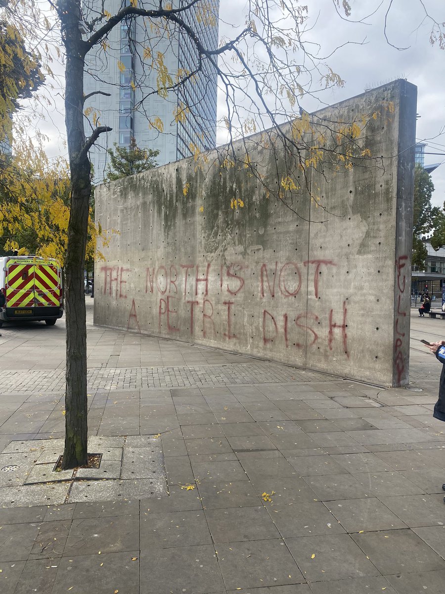 Manchester this morning.