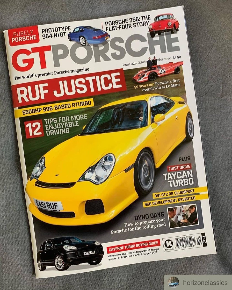 My latest #Porsche 997 #Carrera 4S and #944Turbo project updates can be found in the current issue of @GTPorsche. Order online and get free delivery direct to your door. bit.ly/gtp202010 🏁 #Porsche911 #RUF #RTurbo #C96EYE #CN56OHK #Porsche944 #Turbo #restoration #991GT2RS