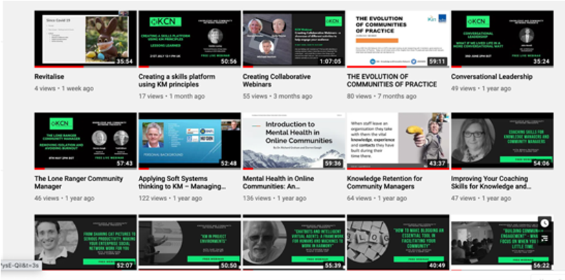 As we step away from KIN social activity, one way to stay in touch with each other is to the join the knowledge &amp; community network - the informal KIN set up by <a href="/mik0ton/">Michael Norton</a>  and <a href="/nancykinder/">Nancy Kinder 💙</a>  - lnkd.in/e4b_Qzs 
We have held 15 webinars so far. Join today &amp; stay in touch.