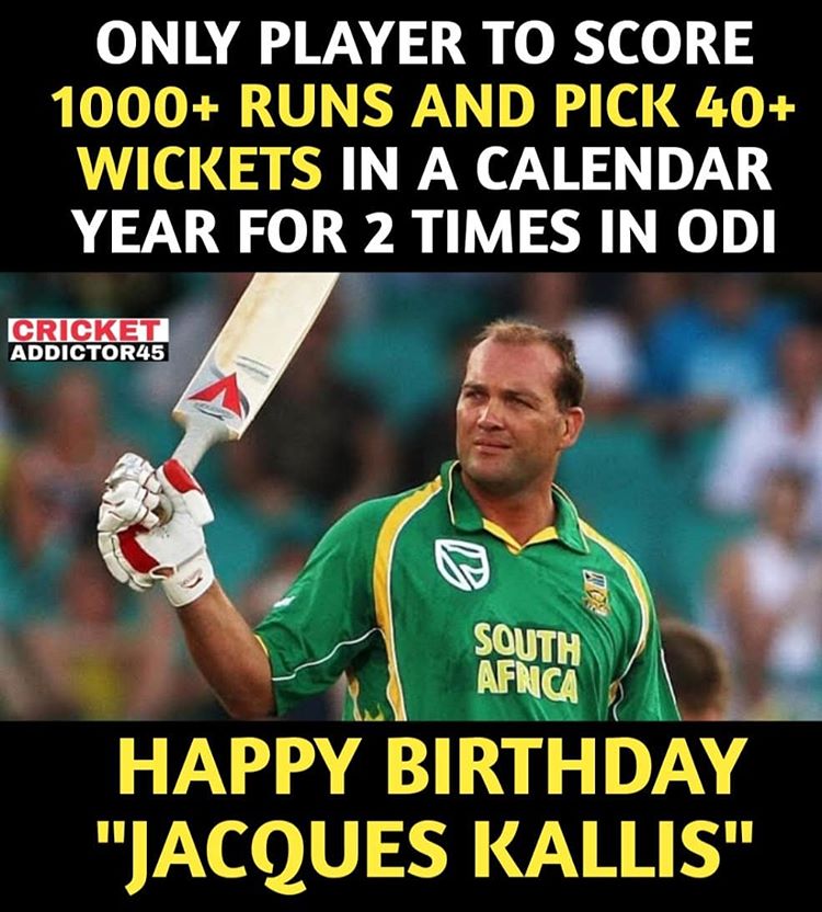 Happy Birthday jacques Kallis 
Best all-rounder in the world 