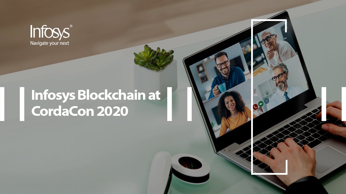 InfosysEvents's tweet photo. Join Infosys and Tomia at CordaCon 2020 in the session : Telco Billing and Charging Evolution - Harmonizing Data Roaming with Corda, as they share insights on #automating wholesale settlement across #Telcos using #blockchain. https://t.co/ZgJHC6QuLc https://t.co/DPydMrnvk6