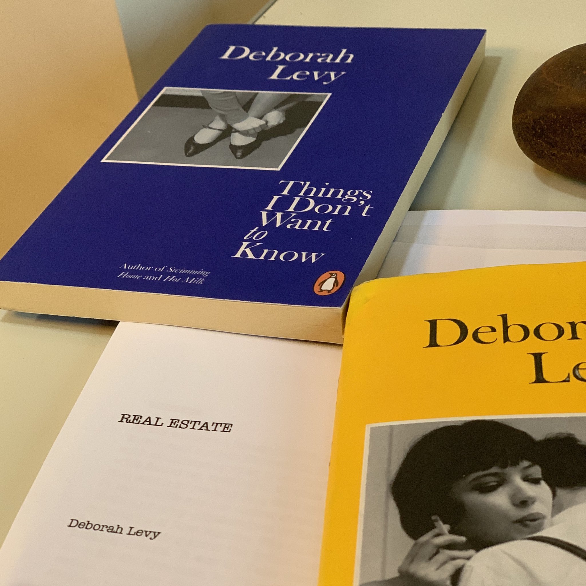 Blodig Forskelsbehandling privat Simon Prosser on Twitter: "New Deborah Levy manuscript REAL ESTATE heading  to copy-editing today, preparing to join first two books in her 'living  autobiography' sequence... https://t.co/MFkxsWKoPy" / Twitter