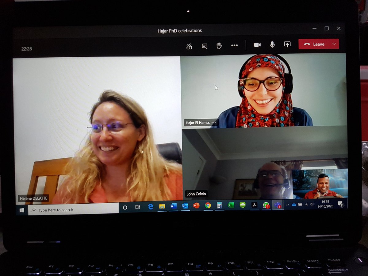 We congratulate Dr Hajar El Hamss for passing PhD with minimal corrections. She worked on whitefly endosymbionts and found extremely high bacterial diversity using 16S sequencing in African cassava whitefly. She worked in ACWP project funded by the Gates Foundation #NRI #ACWP