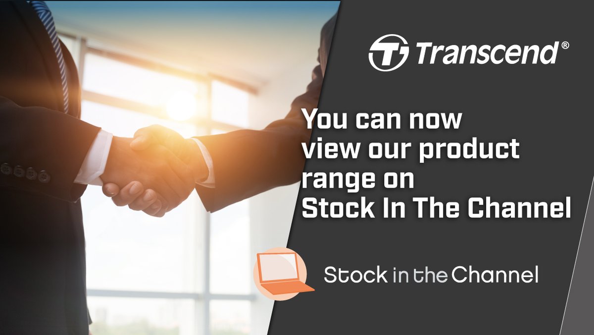 Transcend_UK's tweet photo. Transcend UK can now officially announce that our products are now listed on @stockinchannel 

Stock In The Channel are the leading business website for IT resellers.

Click here to view our product range 👉https://t.co/dxCIcEjWZo https://t.co/tJk0jmBBFF