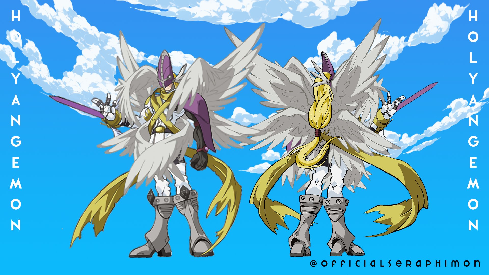 Officialseraphimon on Twitter: "○ HolyAngemon Tri. Settings #digimon  #digimontri https://t.co/7fcbIjUbJ0" / Twitter