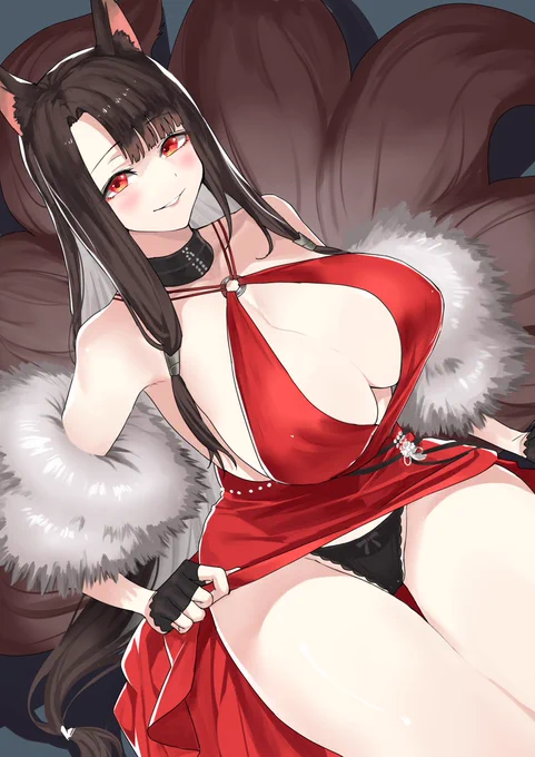 指揮官様～お待ちしておりましたわ。
赤城を焦らせようとするなんて罪な人……ですが、これで終わり--
指揮官様と赤城の逢瀬を阻む者はもはやおりませんわ…♡
#アズールレーン #赤城 