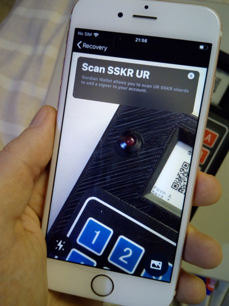 gorazdko's tweet photo. @GordianWallet @BlockchainComns Shamir Secret Key Recovery (SSKR): 3 shards split using #LetheKit & restored by @GordianWallet into a standard BIP39 mnemonic. In contrast to SLIP39 shards, SSKR shards can be converted in or from a BIP39 mnemonic words. Restoring either leads to the same HD wallet. https://t.co/axYrSLZ16s