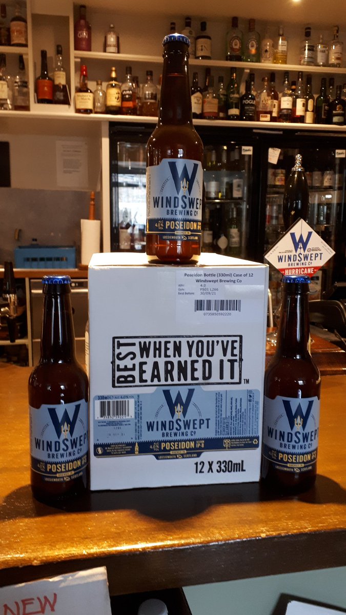 Oooh...#Newbeer alert
 FRESH from <a href="/WindsweptBeers/">Windswept Brewing</a> #Poseidon. Session beer !