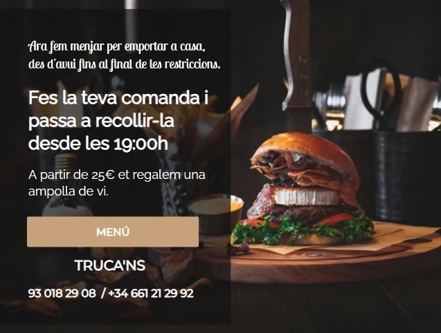 Ja estem preparats... Demana la teva comanda... Te esperem... #barlaterra #Hamburgueses #Tapes #vilafranca #confinament