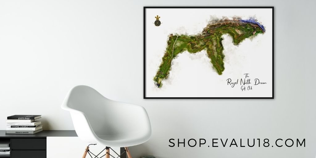 evalu18golf's tweet photo. We proudly announce the launch of the @RNDGolfclub #WaterMap in collaboration with @joemmcdonne11 and @sd_cooper ! Now live on https://t.co/NDTM9CTiJS Course maps plus holes 4 & 6 in stretched canvases and prints. Makes a great gift idea! #golfart #golfgift @MikeHarrisGolf https://t.co/PraqVep8xS