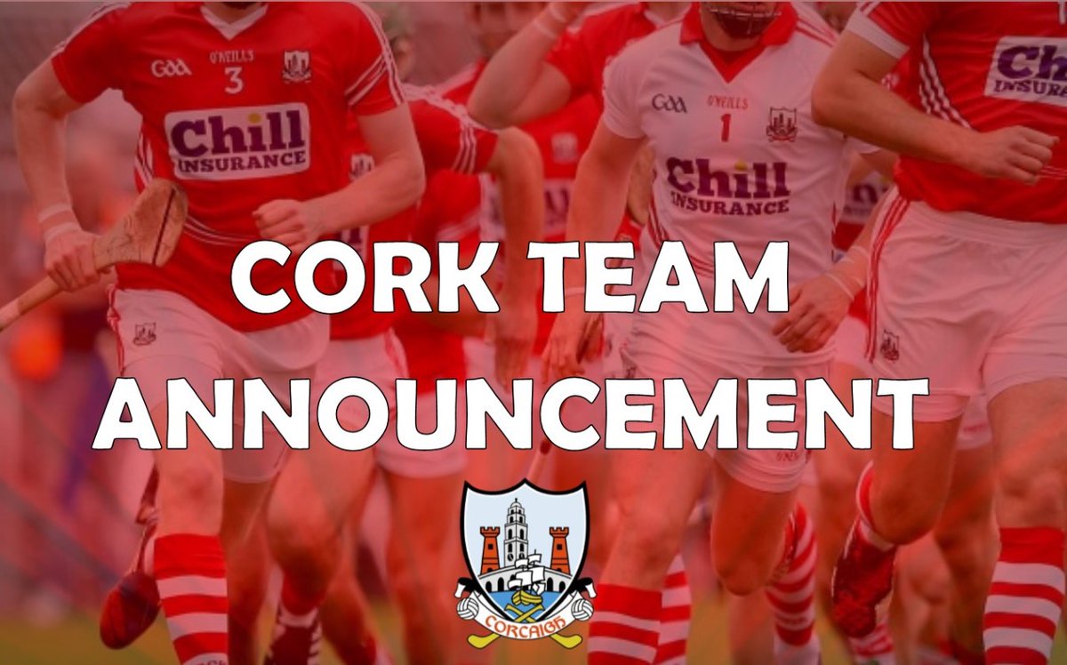 The Cork Minor Hurling Team to play Clare has been announced. gaacork.ie/2020/10/16/cor…