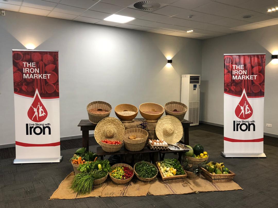 NestleCWAR's tweet photo. A display of the Iron Market at the Forum #WorldFoodDay #LiveStrongWithIron https://t.co/0aCDzZ7qRt