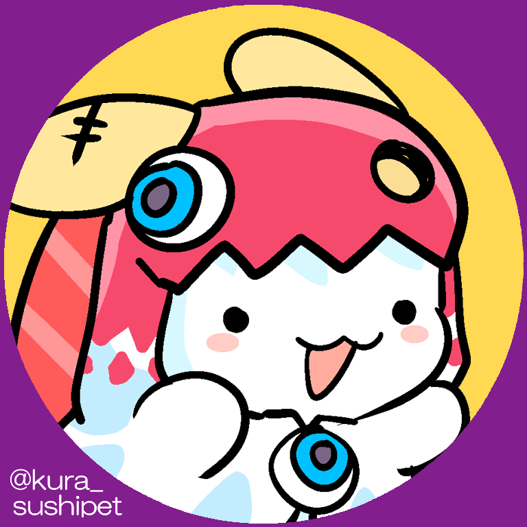 「すしペットツイッターを見ているみんなに、 アイコン用画像をプレゼント!
今回は～」|すしペットのイラスト