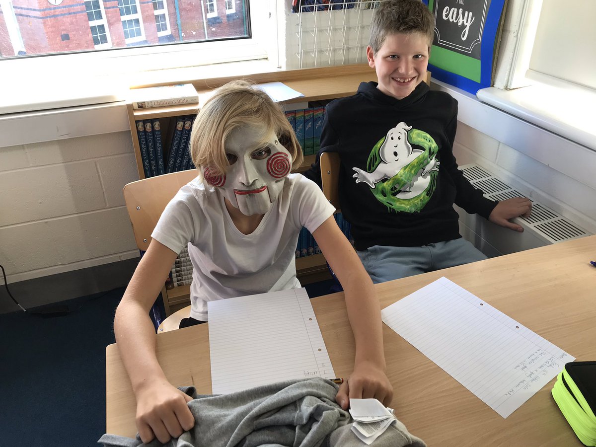BGS_EnglishDpt's tweet photo. Year 6 wrote spooky Haikus and got into the “spirit” of Halloween!!! #LearningwithoutLimits #creativeEnglishfun https://t.co/9SpnyCgzSl