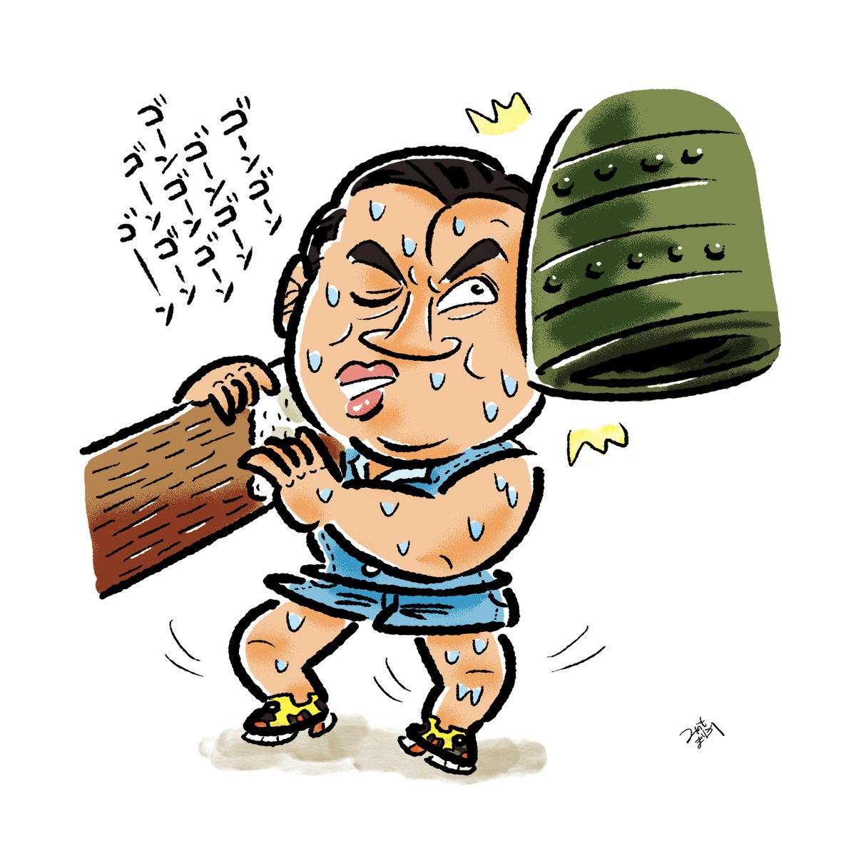 みのもまりか 約100人のブックカバー展 出張boco凹 スギちゃん 相席食堂で鐘を丸太で鳴らすシーン大好きすぎます 相席食堂 スギちゃん ポンプフューリー ポンプフューリーのcm 山のフドウ にがおえ 似顔絵 みのもまりか似顔絵