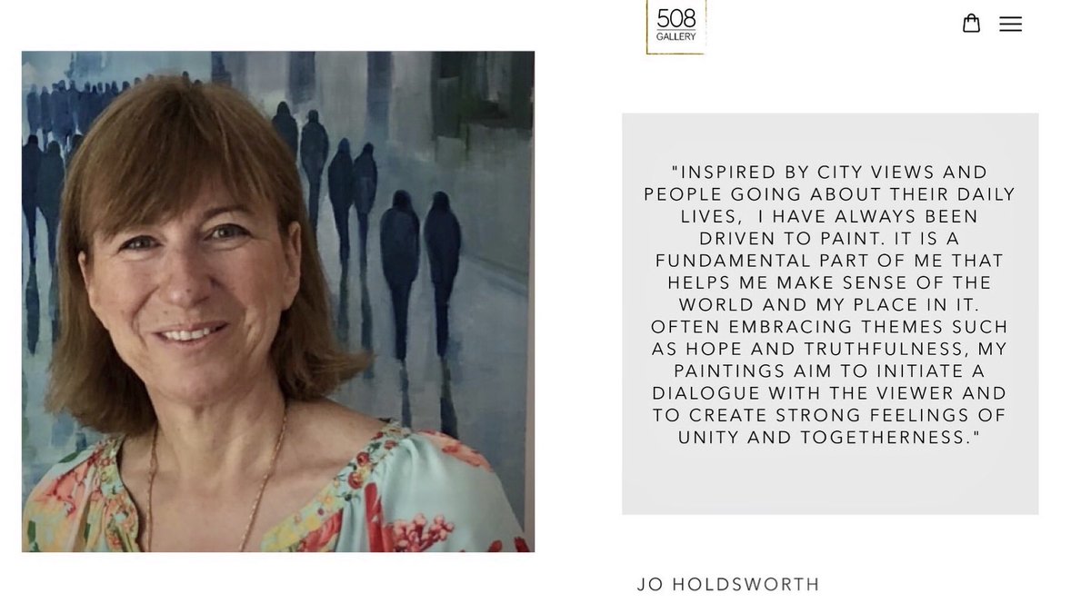 Jo Holdsworth (@joholdsworthart) on Twitter photo Hope you are keeping well & managing to stay positive. The <a href="/508kingsroad/">508 Gallery</a> gallery in #Chelsea has a fab new website. See 508kingsroad.com/joholdsworth/ for my profile & read some fab quotes from each of the #508Gallery resident artists here 508kingsroad.com. Keep well stay strong Hope you are keeping well & managing to stay positive. The <a href="/508kingsroad/">508 Gallery</a> gallery in #Chelsea has a fab new website. See 508kingsroad.com/joholdsworth/ for my profile & read some fab quotes from each of the #508Gallery resident artists here 508kingsroad.com. Keep well stay strong