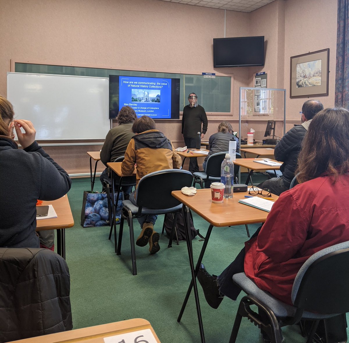 scienceheather's tweet photo. After a morning with @Coleopterist learning about Coleoptera we're now enjoying a virtual tour and insight into collections, especially at @NHM_London https://t.co/jf7Pti3uu2