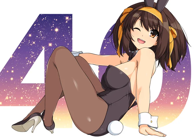 涼宮ハルヒの直観発売まで、あと40日
バニーハルヒさん

#涼宮ハルヒの直観 
#HaruhiCountdown

こちらの動画で色塗り過程配信しました。
https://t.co/Bj78E9EY8F 