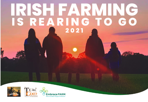 Delighted to Launch the 'Irish Farming is Rearing to Go 2021' calendar that myself @Peterhynes15 & @Paulahynes4  put together in aid of @TeacTom & @EmbraceFARM. Thank you to the companies who sponsored calendar months & raffle prizes. Purchase info to follow #AgMentalHealthWeek