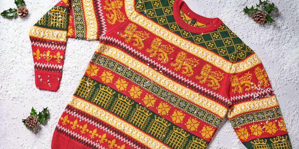 Here's something a little different...after selling out early in 2019, 2020's Parliament Christmas jumper is now available to pre-order from the Houses of Parliament Shop ☃️

This is a limited edition, available only while stocks last. Pre-order now: shop.parliament.uk/products/parli… 🎄