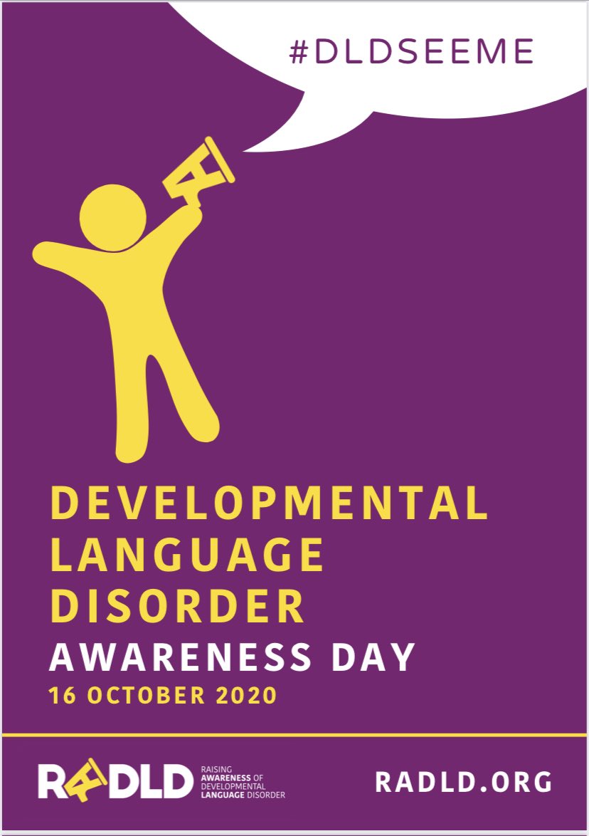 It is DLD Awareness Day, Developmental Language Disorder is when a child or adult has persistent difficulties talking and/or understanding language.
•DLD affects 7.5% of the population. It estimated that 70,000 school-aged children have DLD <a href="/iaslt/">IASLT</a> <a href="/niamh_rowland/">Niamh Rowland</a>