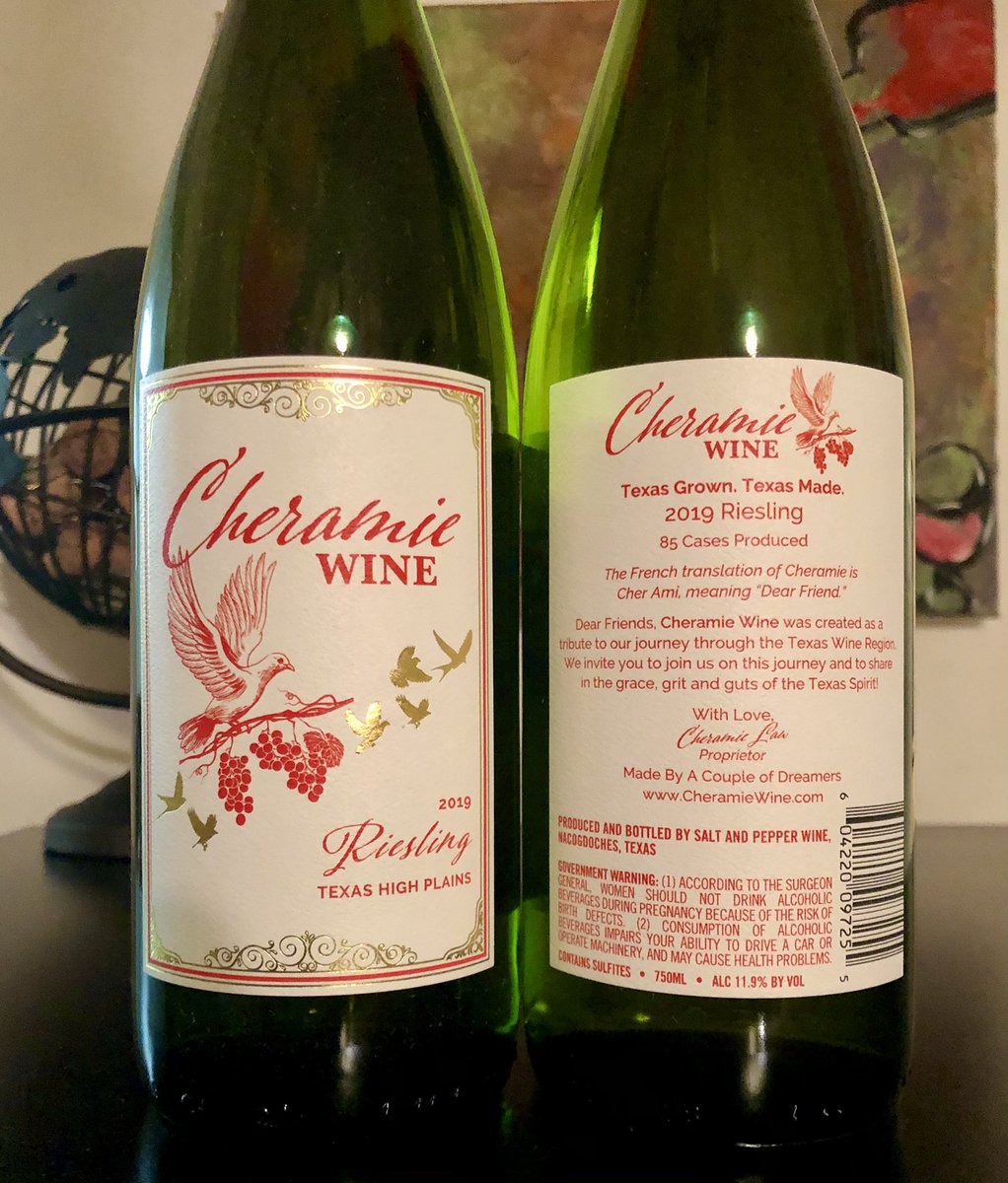 Drinky LaRue (@winelover0227) on Twitter photo Sending congrats to <a href="/saltpepperwine/">Salt and Pepper Wine</a> for their new Riesling (Straight Outta Texas). Can’t wait to try it!
#wine #winelover #texaswine Sending congrats to <a href="/saltpepperwine/">Salt and Pepper Wine</a> for their new Riesling (Straight Outta Texas). Can’t wait to try it!
#wine #winelover #texaswine