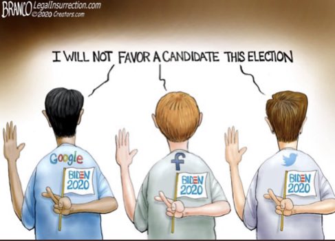 CryptoHotep's tweet image. Seems accurate for #BigTech......c/o @afbranco 

#BigTechElectionInterference 💻