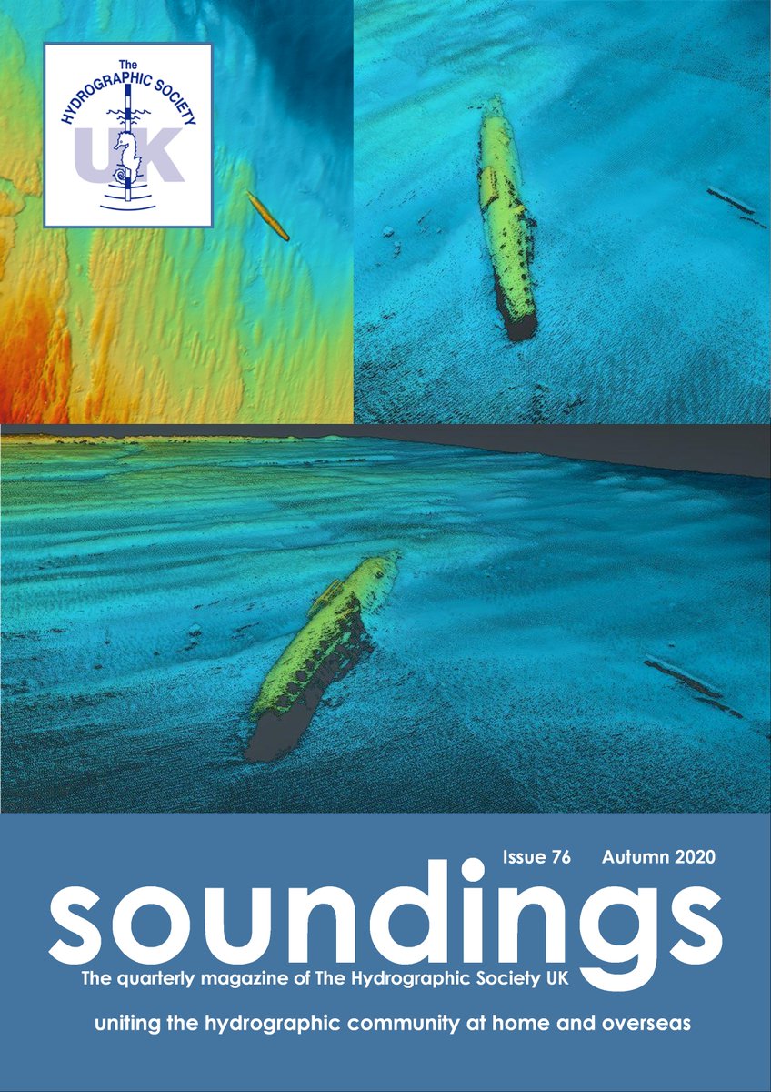 A big thank you to <a href="/SANDgeophysics/">SAND Geophysics Ltd</a> for providing the cover images to the latest issue of soundings.

#hydrography #survey #hydrographic #THSUK